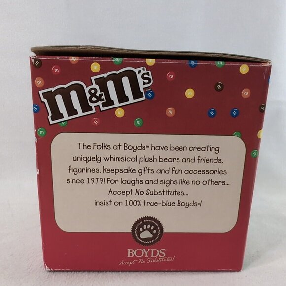 M&M's Boyds Bears Bearstone Collection 2006 Christmas Santa Figure 91906 NEW - Picture 3 of 9